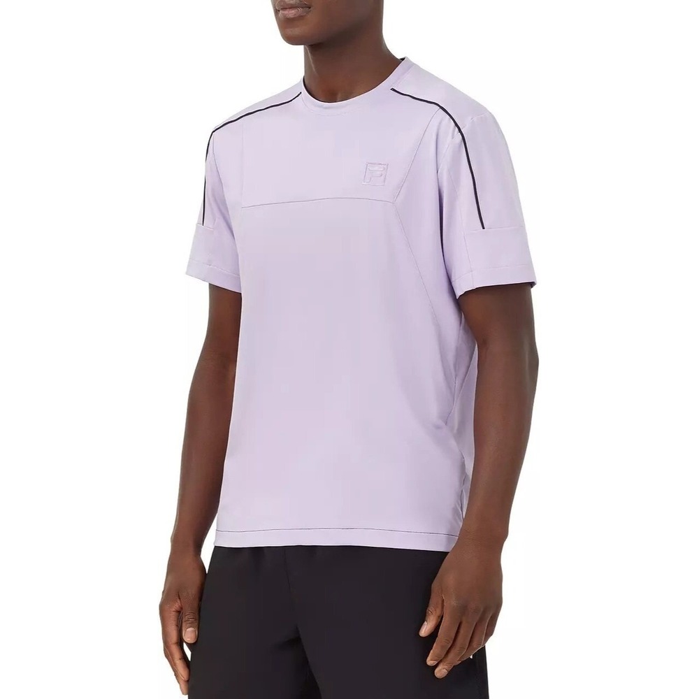 Fila Adrenaline Performance Tennis Men's Shirt Crew Purple Athletic XL NWT 18417